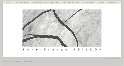 Desktop Screenshot of annefranceabillon.com